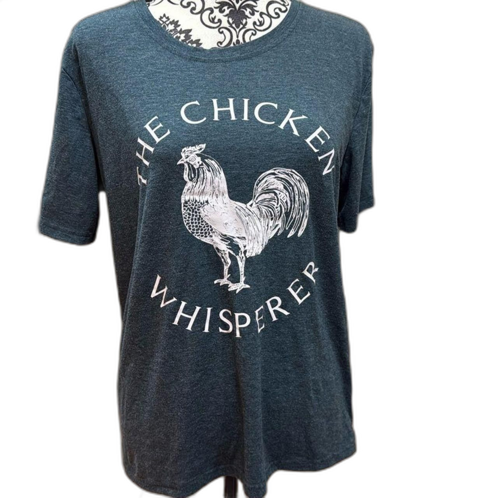 The Chicken Whisperer Women's Blue T-shirt